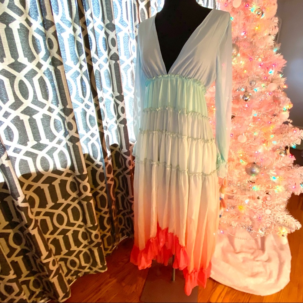Bohemian ombré dress